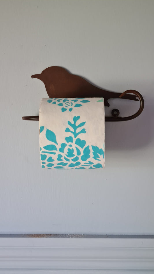 Baños - Portarrollos/Toallero de Pared Simple - "Pájaro"