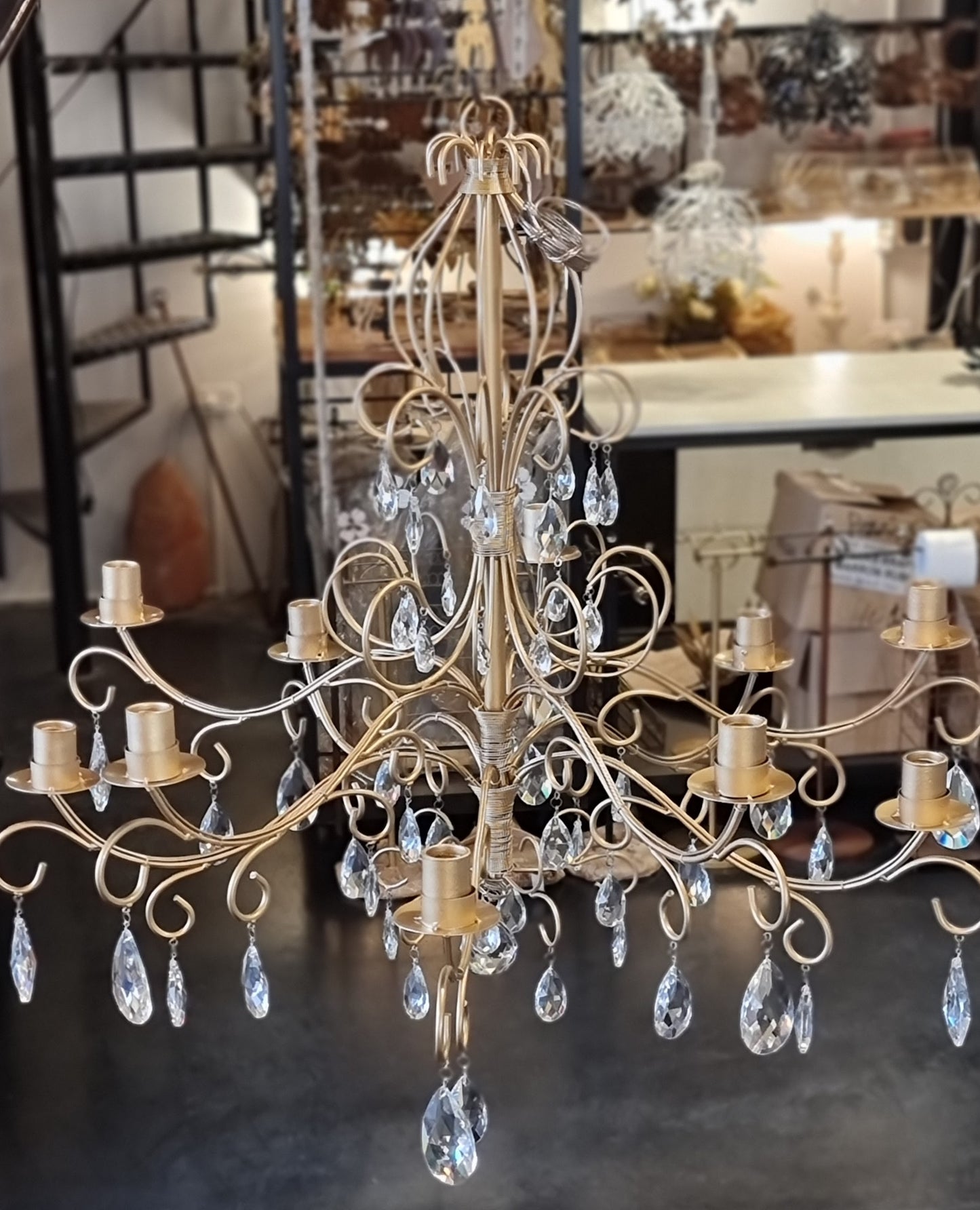 Arañas "Clásica" - 90cm 10 Luces