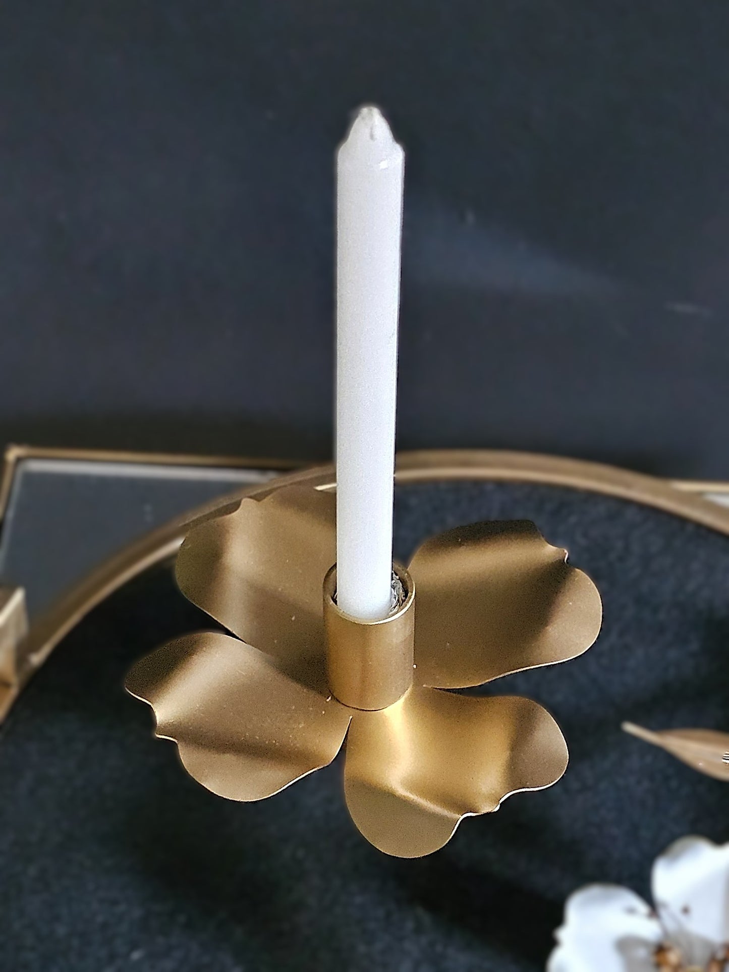 Portavelas "Flor"