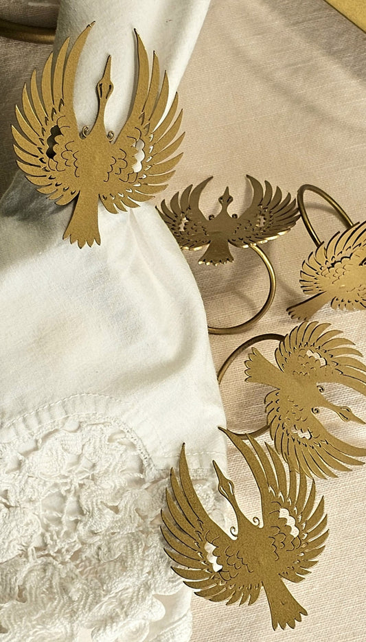 Fauna - Servilleteros Individuales x6 - "Ave Fénix"