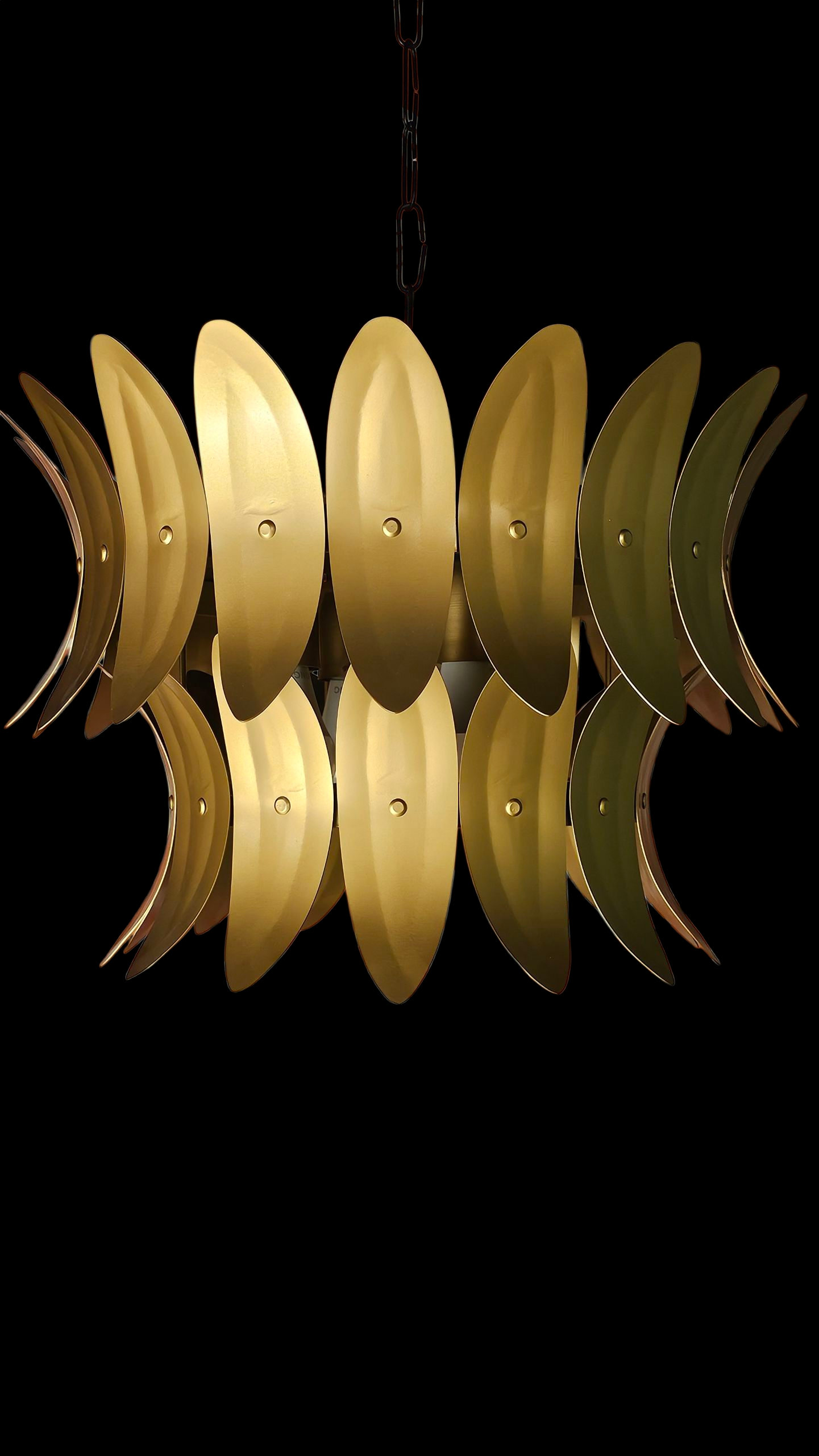 Hojas - Lámparas "Girard" (Circular) - 50cm diámetro 2 Pisos - 4 Luces