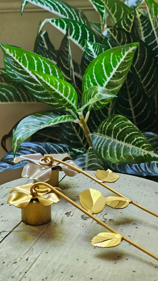 Apagavelas con Palito Móvil - Amapolas s/ Esmaltar