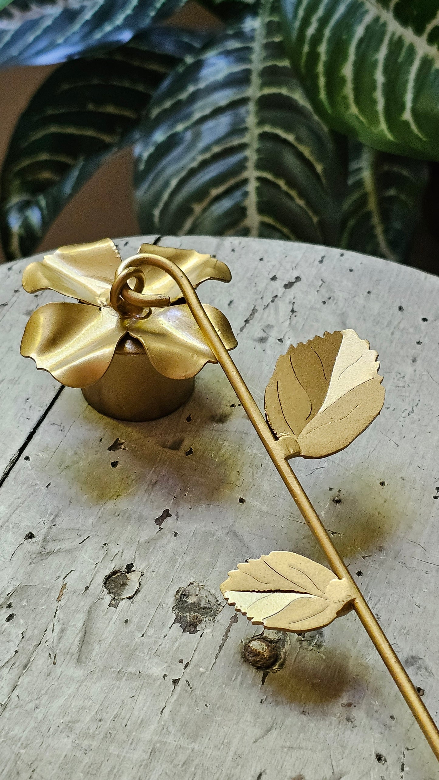 Apagavelas con Palito Móvil - Amapolas s/ Esmaltar