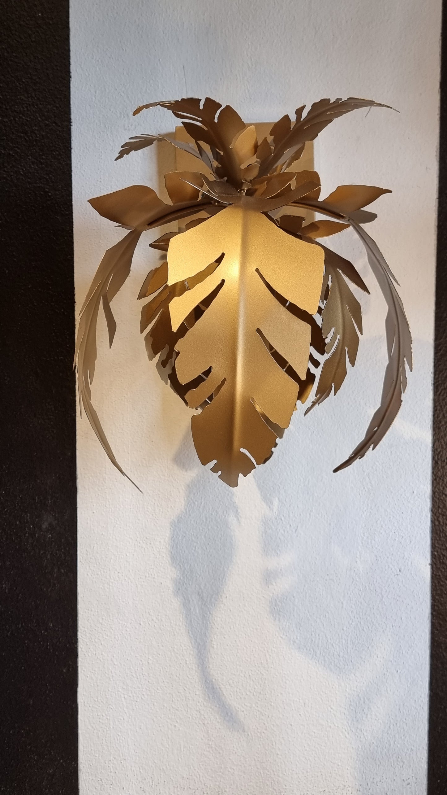 Hojas - Apliques de Pared - "Palmera Tropical" - 1 Luz