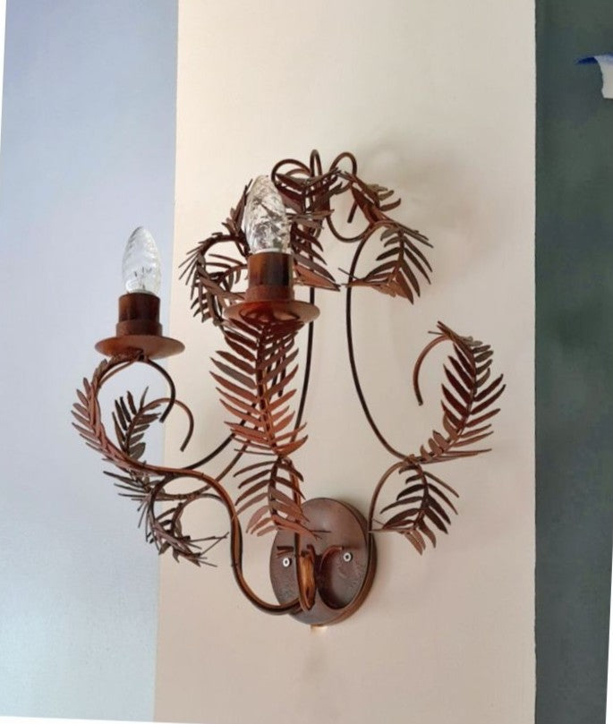 Paluna - Apliques de Pared - "Botánico s/ Caireles" - 2 Luces