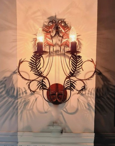 Paluna - Apliques de Pared - "Botánico s/ Caireles" - 2 Luces