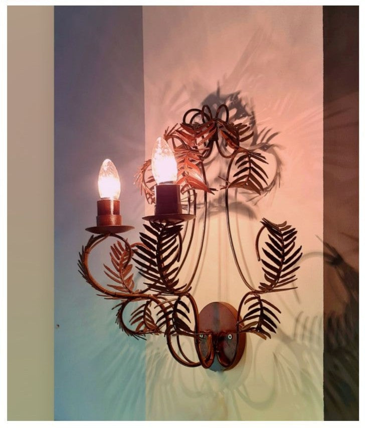 Paluna - Apliques de Pared - "Botánico s/ Caireles" - 2 Luces