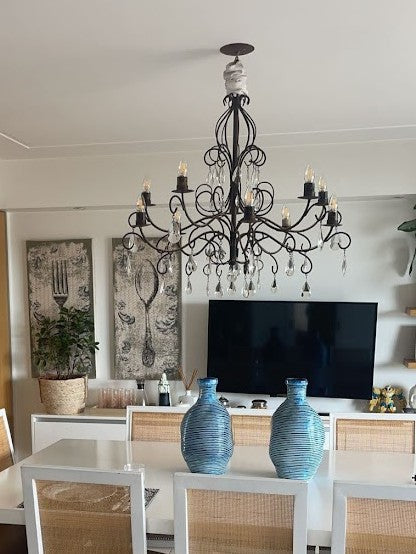 Arañas "Clásica" - 90cm 10 Luces