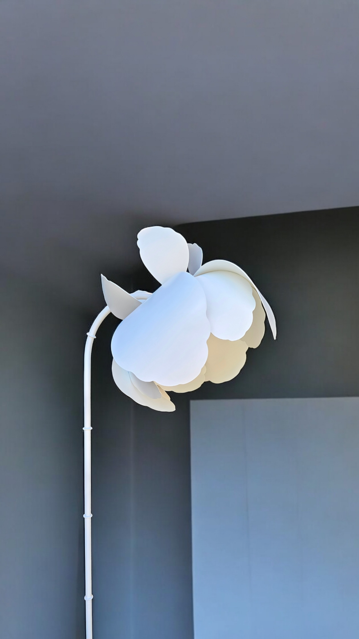 Pie de Lámpara Magnolia de Lectura - 40cm 1 Luz