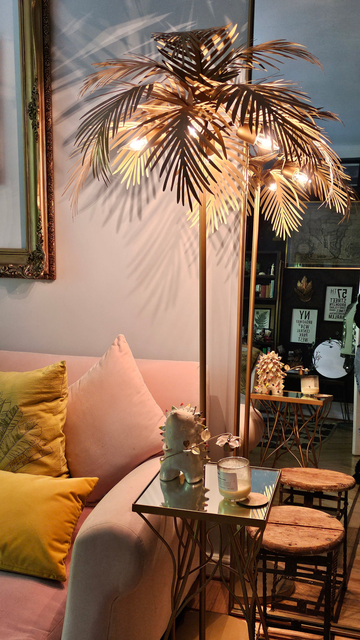 Pie de Lámpara Palm Beach - 75cm 4 Luces