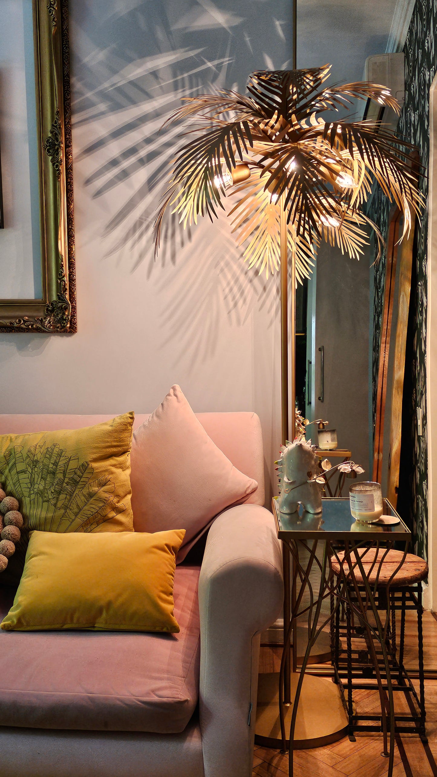Pie de Lámpara Palm Beach - 75cm 4 Luces