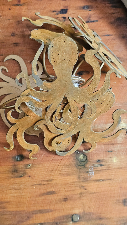 Mar - Servilleteros Individuales x6 - "Bajo el Mar" Vintage