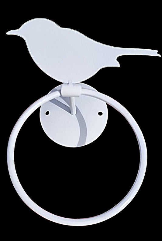 Baños (Fauna) - Toalleros de Pared Circular - "Pájaro"