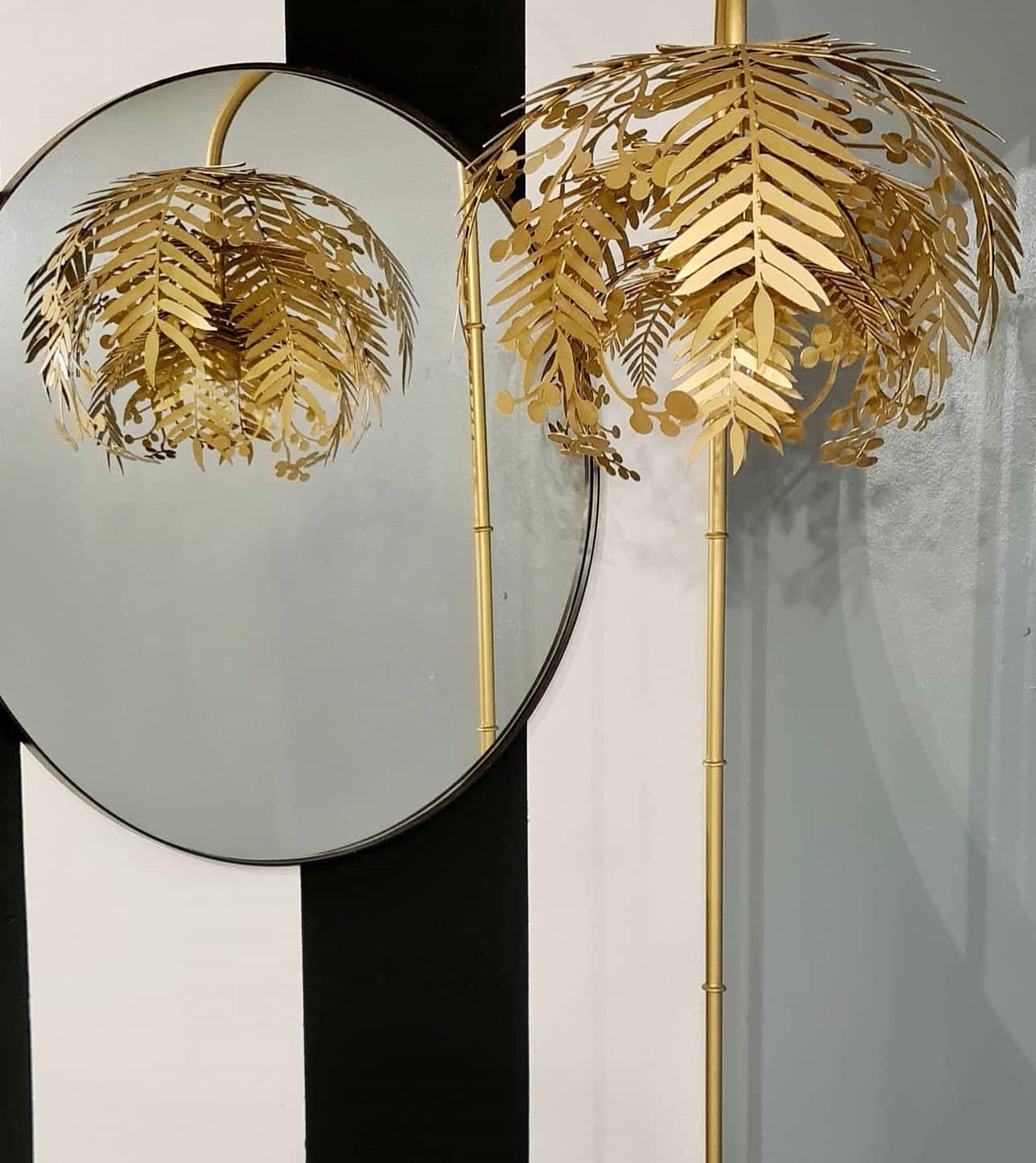 Pie de Lámpara Martinica Mediana - 40cm 1 Luz
