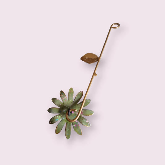 Apagavelas con Palito Móvil - "Chispitas" - Flores Esmaltadas