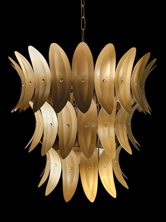 Hojas - Lámparas "Girard" (Circular) - 60cm diámetro 3 Pisos - 5 Luces