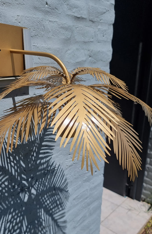 Hojas - Apliques de Pared - "Palm Beach con Palito" - 1 Luz