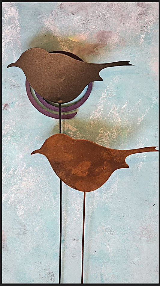 Fauna - Pinchos de Maceta "Pájaro" - c/ Espiral