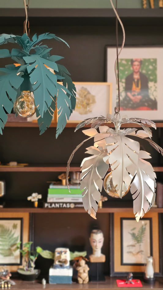 Hojas - Lámparas "Palmera Tropical" - 1 Luz
