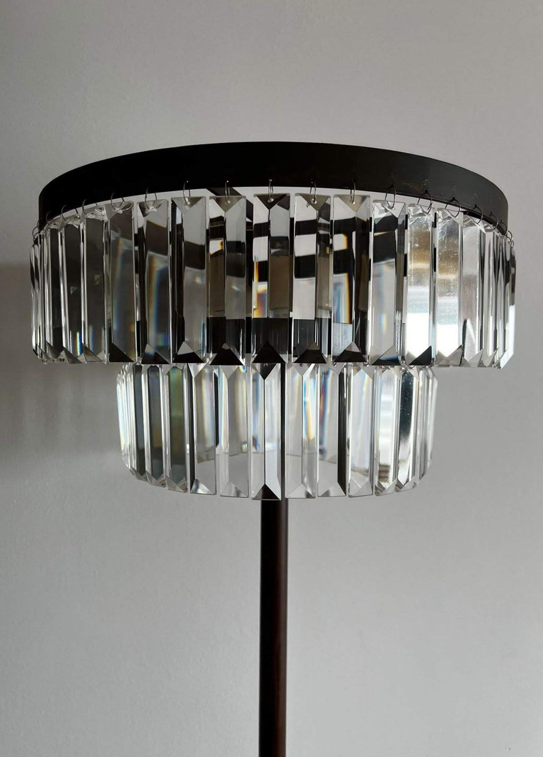 Pie de Lámpara de Pie Jano (Circular - 2 pisos) - 40cm 4 Luces