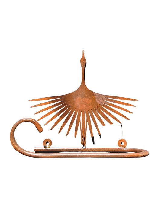 Toalleros/ Portarrollo de Pared Pájaro Art Deco