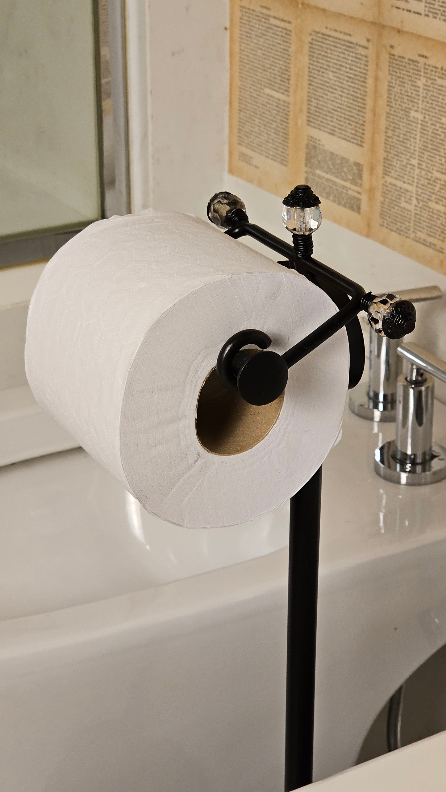 Baños - Portarrollos de Pie con Palito - Simple