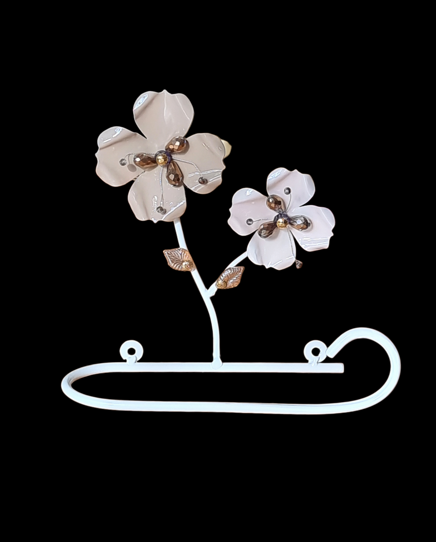 Portarrollos/ Toalleros de Pared Simple - 2 Flores Infancia