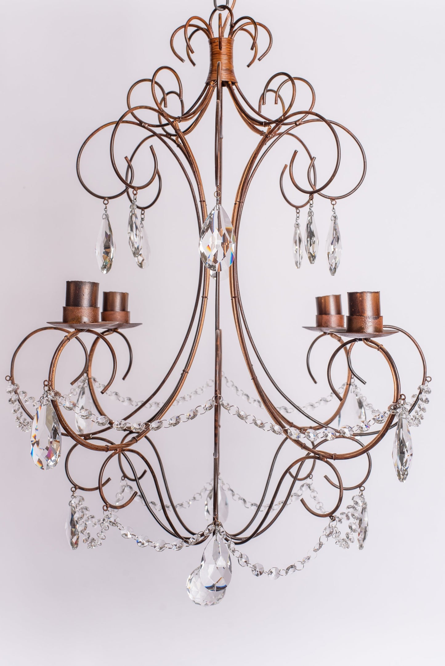 Arañas Paluna - 55cm 4 Luces